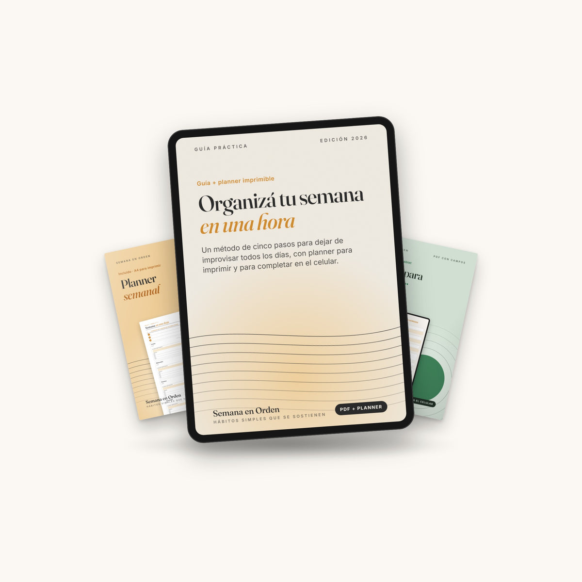 Organizá tu semana en una hora